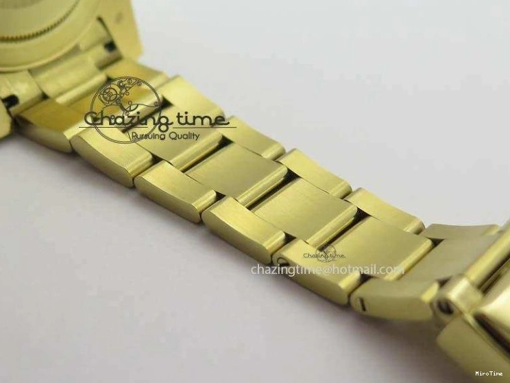 MiroTime 0216 SportInspired GMT-Master II 116718LN YG Bp-Maker Green Dial Ceramic Bezel On YG Bracelet A 3777